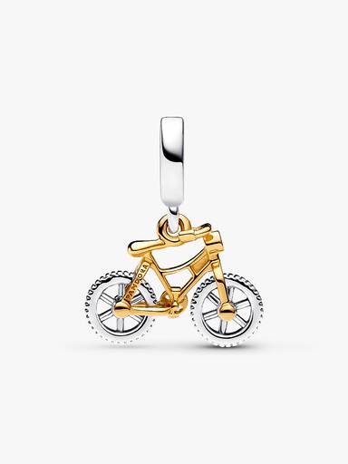 Talisman de tip pandantiv cu bicicletă cu roți mobile