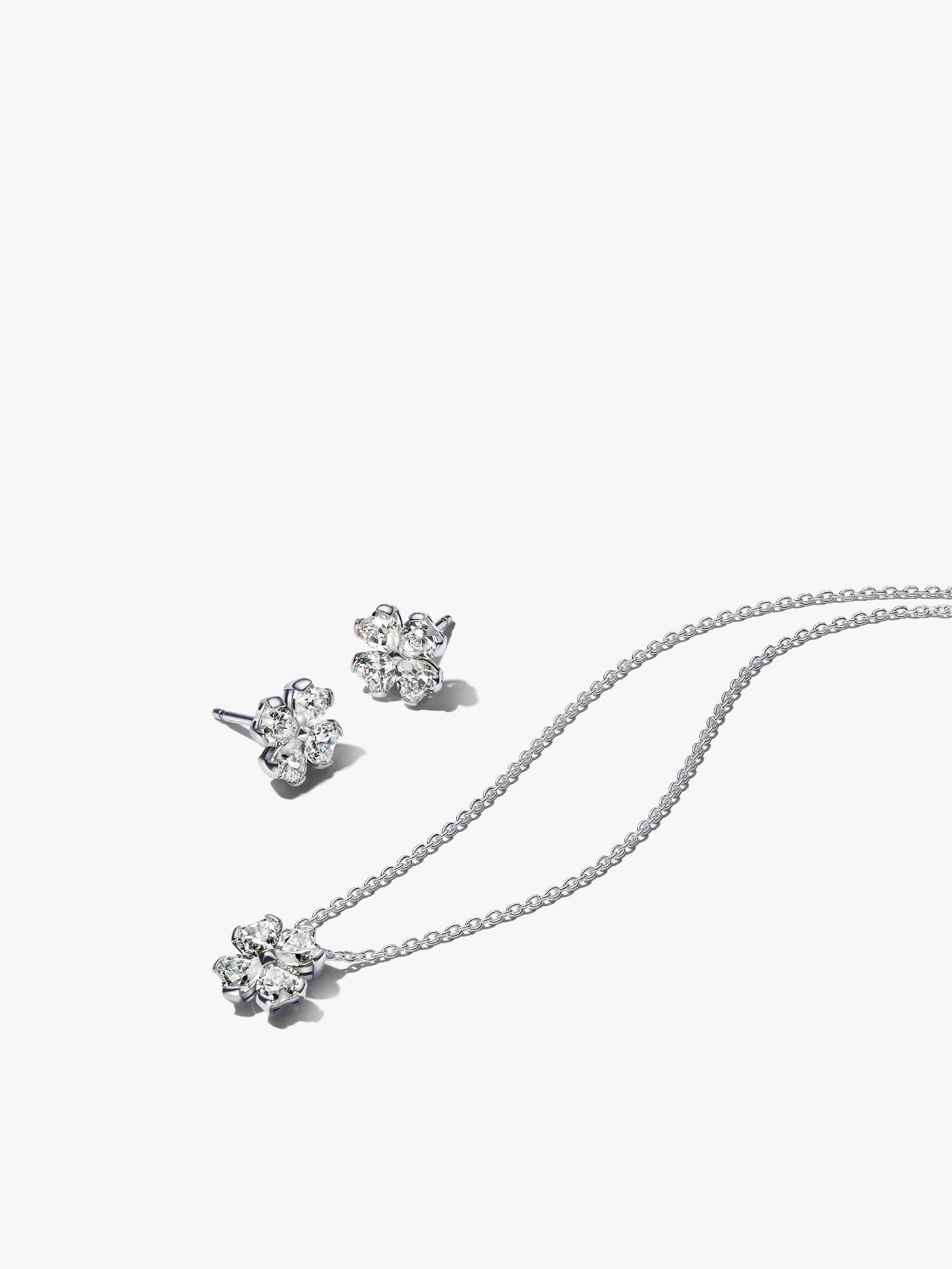Set cadou cu trifoi norocos strălucitor Pandora Timeless