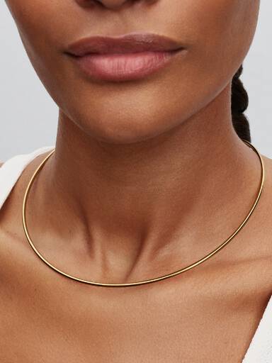 Colier tubular tip choker