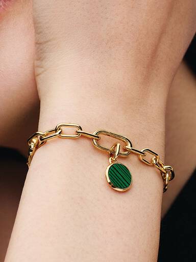 Mini talisman de tip medalion verde inscripționabil